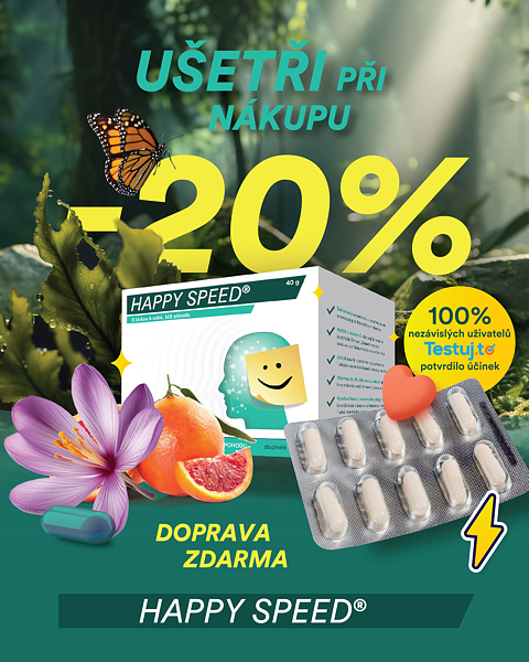 20% na 2. Happy speed s dopravou zdarma