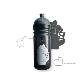Zdravá lahev® - antracit, 0,7l