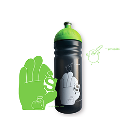 Zdravá lahev® - zelená,  0,7l