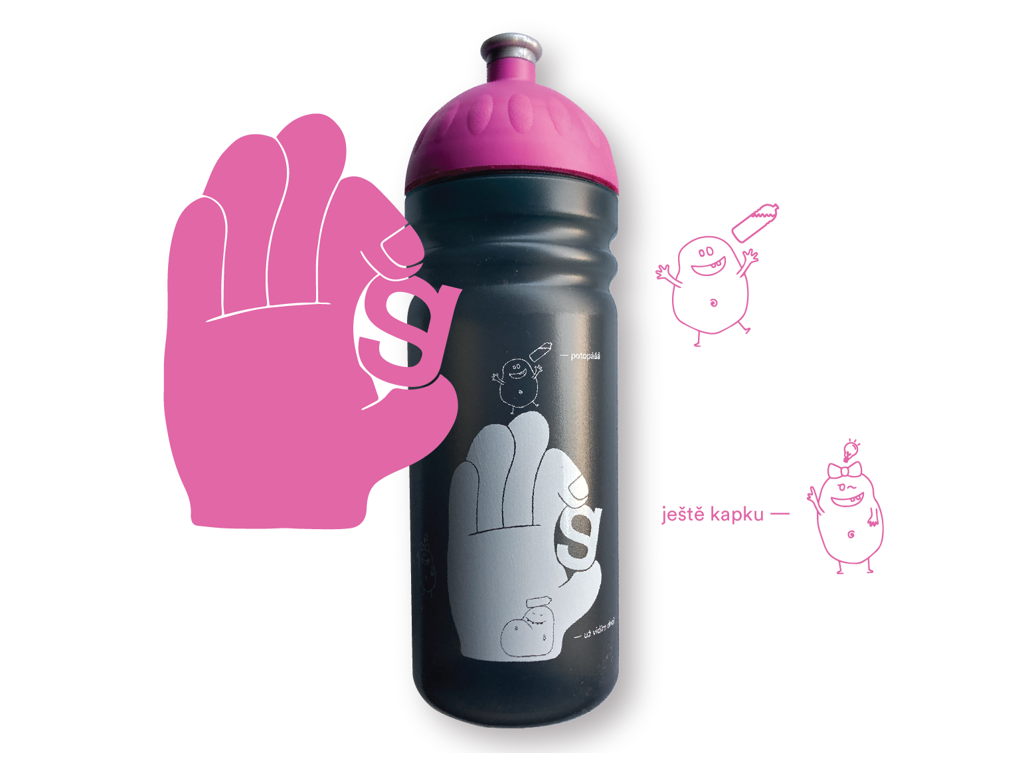 Zdravá lahev® - růžová, 0,7l